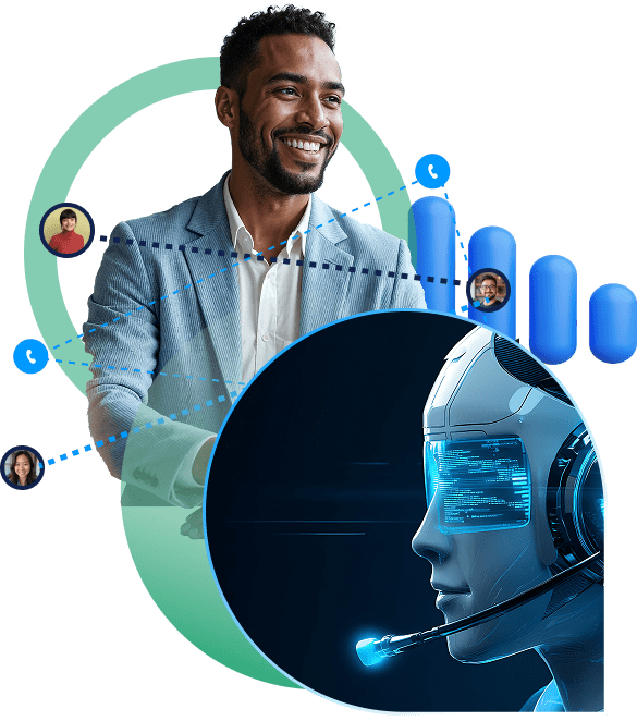 RingQ Live Chat with intelligent chatbots and Chat GPT engaging website visitors