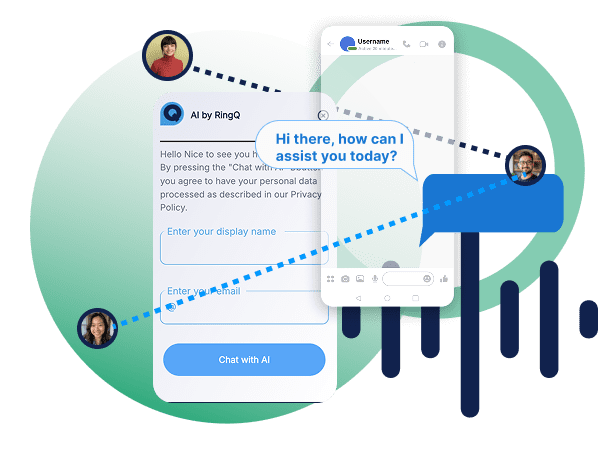 RingQ Live Chat quick installation and chat widget configuration in minutes