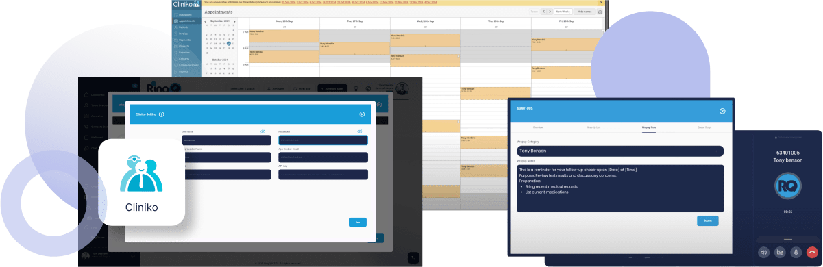 RingQ Cliniko integration