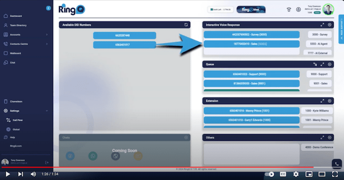 Configuring an Interactive Voice Response (IVR) System for Inbound Calls